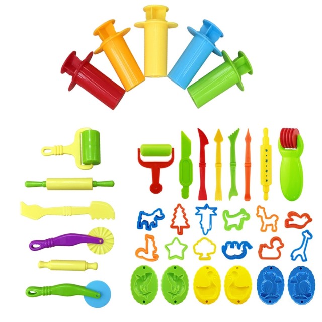 5/6/26pcs Creative Color Clay Tool Set Plasticine Variety Modeling Childs  Kit Slime Plastic Set